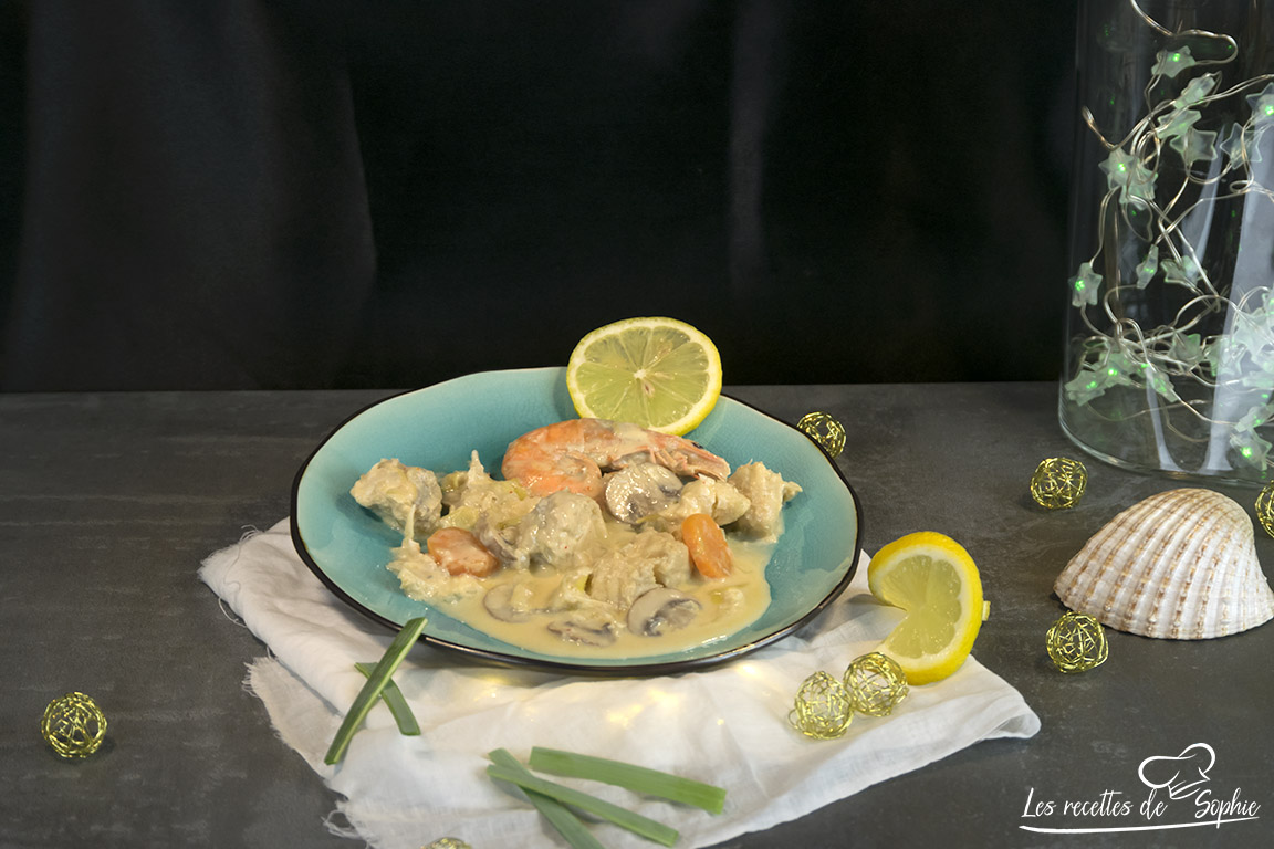 Blanquette de Lotte - Les Recettes de Sophie